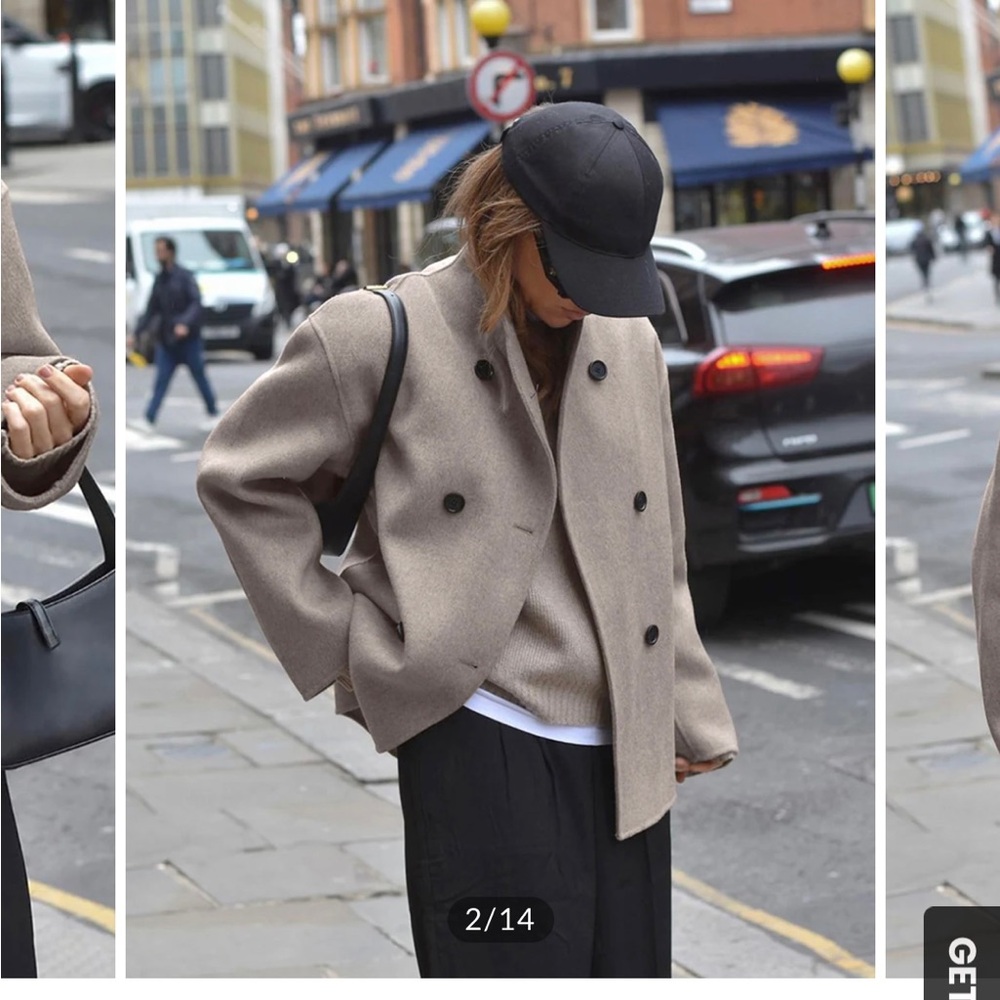 Oversized Button-Down Jacket | Commense (XL/Brown)
